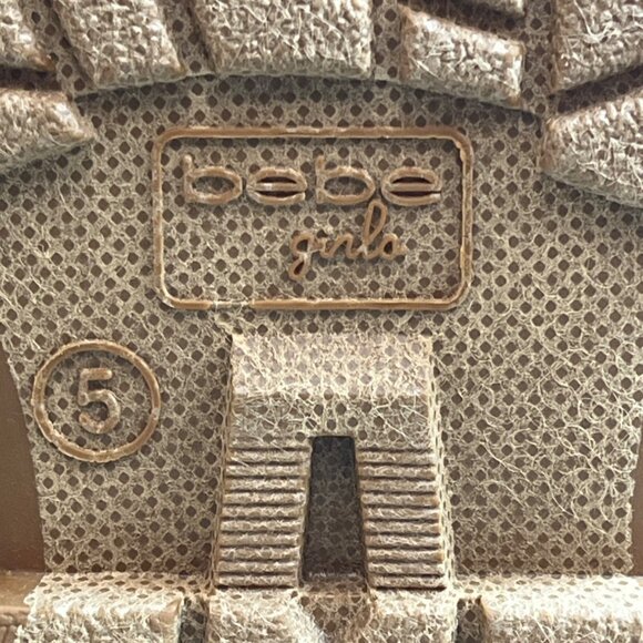 Bebe Toddler Girl's Brown Winter Boots Sz 5 - Picture 9 of 9